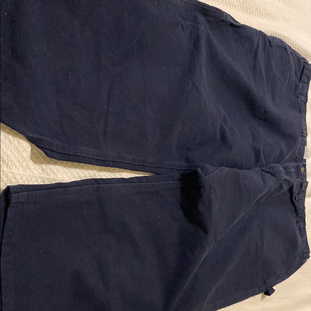 Carhartt Men's Dark Blue Cargo Pants - Picture 4 of 13